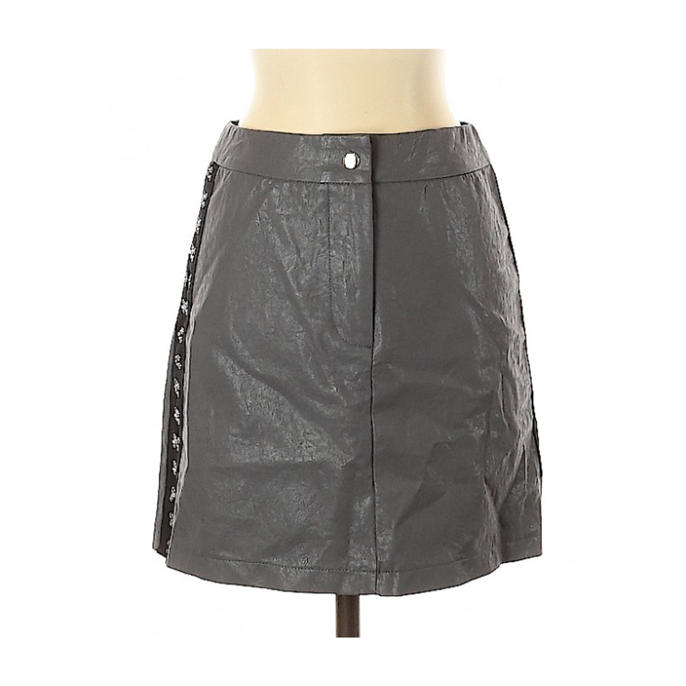 LF Seek the Label Faux Leather Skirt